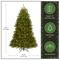 7ft. Pre-Lit Dunhill® PowerConnect™ Fir Artificial Christmas Tree, Dual Color® LED Lights